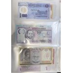 A binder with banknotes from Asia, Africa, South America and Europe SET (approx. 122 pcs.)