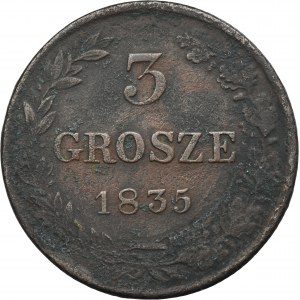3 grosze Warsaw 1835 MW