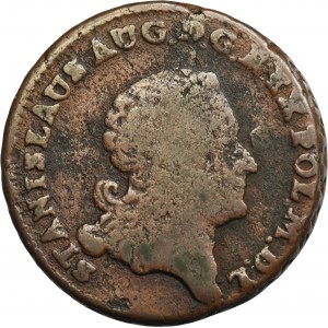 Poniatowski, 3 Groschen Krakau 1767 G - PRUSSIAN FORGERY