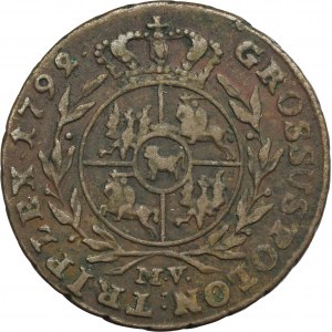Poniatowski, 3 Groschen Warsaw 1792 MV