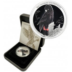 Australia, Elizabeth II, 50 Cents Perth 2013 P - Red-tailed Black Cockatoo