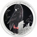 Australia, Elizabeth II, 50 Cents Perth 2013 P - Red-tailed Black Cockatoo