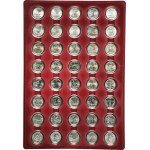 Set, USA and Russia, 1/4 Dollar and 5 Rouble (80 pcs.)
