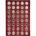 Set, USA and Russia, 1/4 Dollar and 5 Rouble (80 pcs.)