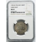 Augustus III of Poland, 18 Groschen Leipzig 1755 EC - NGC MS63
