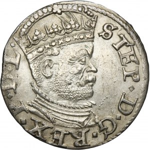 Stefan Batory, Trojak Riga 1586
