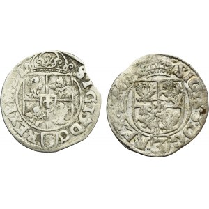 Set, Sigismund III Vasa, 3 Polker 1614 and 1615 (2 pcs.)
