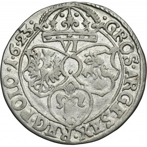 Sigismund III Vasa, 6 Groschen Krakau 1623