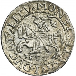 Sigismund II August, 1/2 Groschen Vilnius 1557 - L/LITV