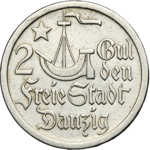 Free City of Danzig, 2 gulden 1923