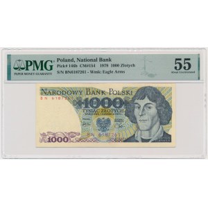 1.000 złotych 1979 - BN - PMG 55