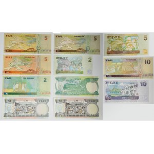 Fidži, 1-10 USD (1987-2007) (11 kusov).