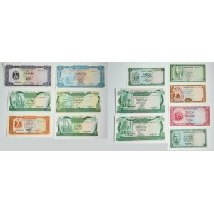 Group of Yemen and Libya banknotes (13 pcs.)