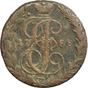 Russia, Catherine II, 5 Kopeck Jekaterinburg 1788 EM