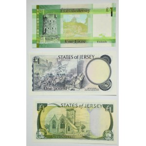 Jersey, 1 Pound (1983-2018) (3 pcs.)