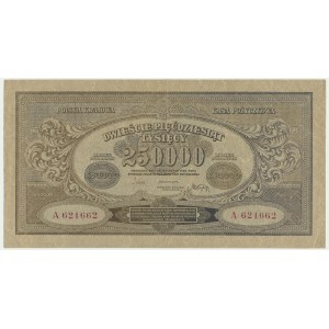 250.000 marek 1923 - A - pierwsza seria