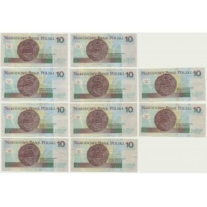 Zestaw, 10 złotych 1994 (10 szt.)
