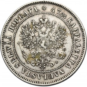 Finland, Autonomia, Nicholas II, 2 Markkaa Helsinki 1906 L