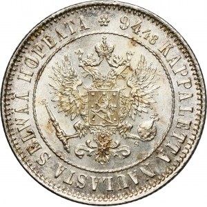 Finland, Autonomia, Nicholas II, 1 Markka Helsinki 1915 S