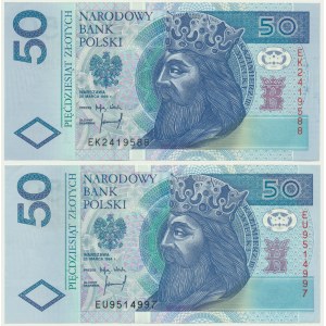 Zestaw, 50 złotych 1994 EK i EU (2 szt.)