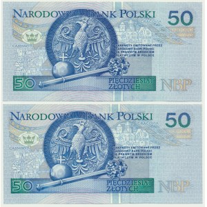 Zestaw, 50 złotych 1994 EK i EU (2 szt.)