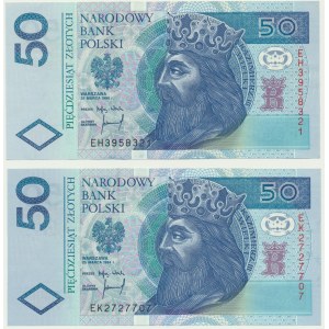 Sada, 50 zlatých 1994 EH a EK (2 ks)