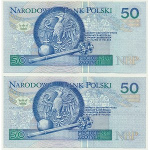 Zestaw, 50 złotych 1994 EY i GG (2 szt.)