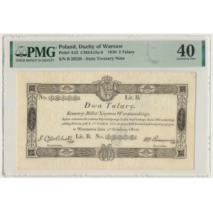 2 talary 1810 Ossoliński - PMG 40 - ŁADNY