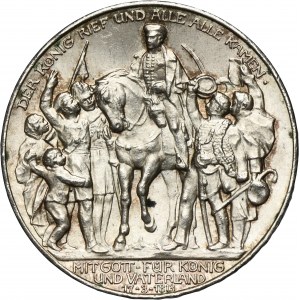 Allemagne, Royaume de Prusse, Guillaume II, 3 Marks Berlin 1913 A