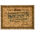 Danzig, 1 Mark 1914 - watermark spades - PMG 64 - with Ungültig -