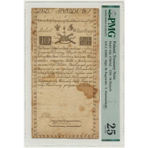 10 złotych 1794 - C - PMG 25