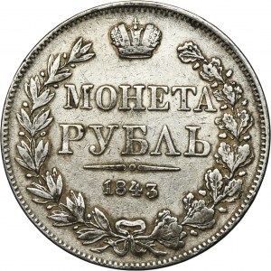 Rubľ Varšava 1843 MW