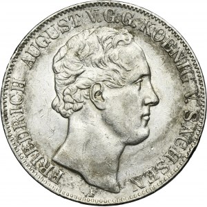 Allemagne, Royaume de Saxe, Frédéric Auguste II, Dresde 1852 F