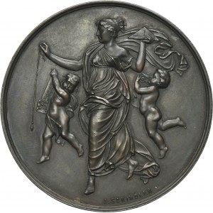 Exposition de la médaille du bâtiment à Lviv en 1892