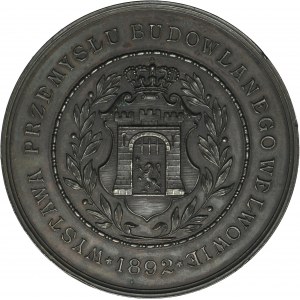 Exposition de la médaille du bâtiment à Lviv en 1892