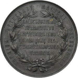 Medal 25 years of the Galician Pharmaceutical Society 1894 - RARE