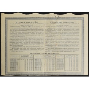 Varšava, 8. 6 % konverzný úver mesta Varšava 1930, dlhopis 71 zl.