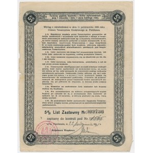 TKM Piotrków, 5% list zastawny, 100 zł, 1925