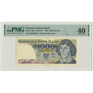 1.000 złotych 1979 - BS - PMG 40
