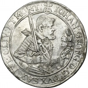 Nemecko, Saské kurfirstvo, Ján Juraj I., Thaler Dresden 1620