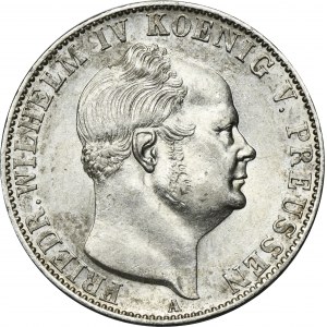 Nemecko, Pruské kráľovstvo, Fridrich Viliam IV, Thaler Berlin 1855 A