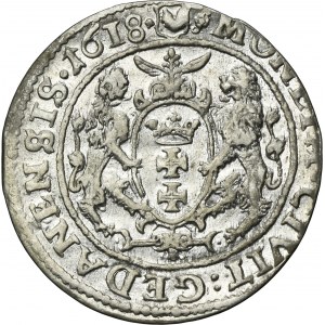 Sigismund III Vasa, 1/4 Thaler Danzig 1618