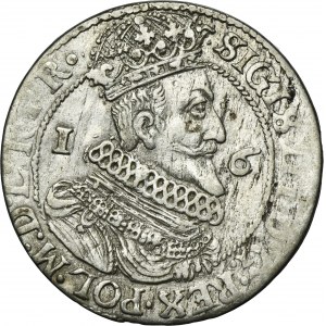 Sigismund III Vasa, 1/4 Thaler Danzig 1624/3 - PR•