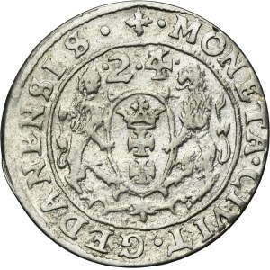 Sigismund III Vasa, 1/4 Thaler Danzig 1624/3 - PR•