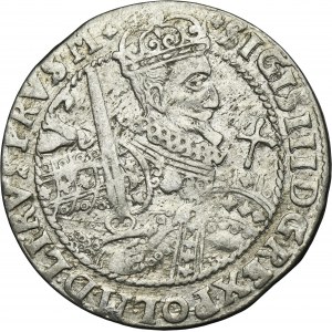 Sigismund III Vasa, 1/4 Thaler Bromberg 1622 - PRVS M