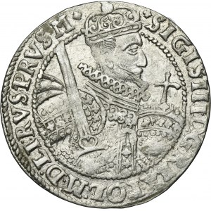 Sigismund III Vasa, 1/4 Thaler Bromberg 1622 - PRVS M