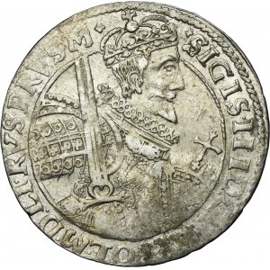 Sigismund III Vasa, 1/4 Thaler Bromberg 1621 - PRVS M