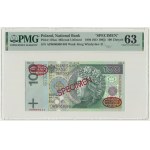 100 złotych 1994 - SPECIMEN - AP 0000000 - No 003 - PMG 63 - UNIKAT