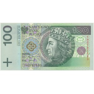100 zloty 1994 - YH - série de remplacement -