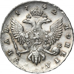 Russia, Elizabeth, Rouble Petersburg 1742 СПБ
